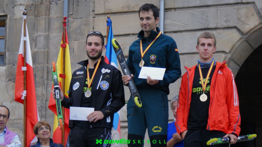 Podio campeonatos rollerski España 2015