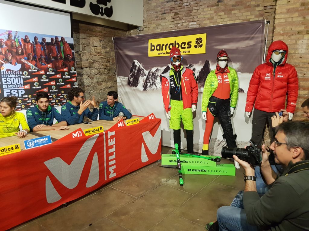 Presentación Selección Nacional Esquí de montaña Kilian Bonés Skiroll