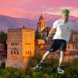 Cursos de rollerski y cross skating en Granada
